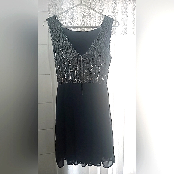 Black Eclipse formal dress Size M/M - Picture 2 of 4